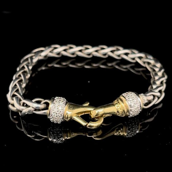 David Yurman Gold SIlver Bracelet - Picture 2 of 6